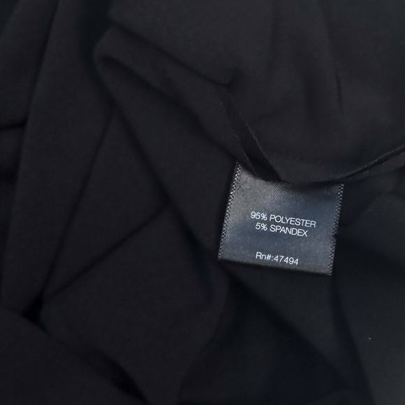 Norma Kamali All In One‎ Little Black Dress Long Sleeve Mini Stretch - Size M - Picture 6 of 7